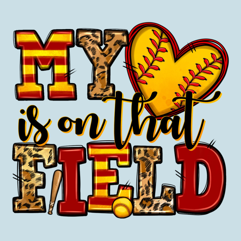 My Heart Is On That Field Softball Ladies Tee by Jasminsmagicworld | Teevron
