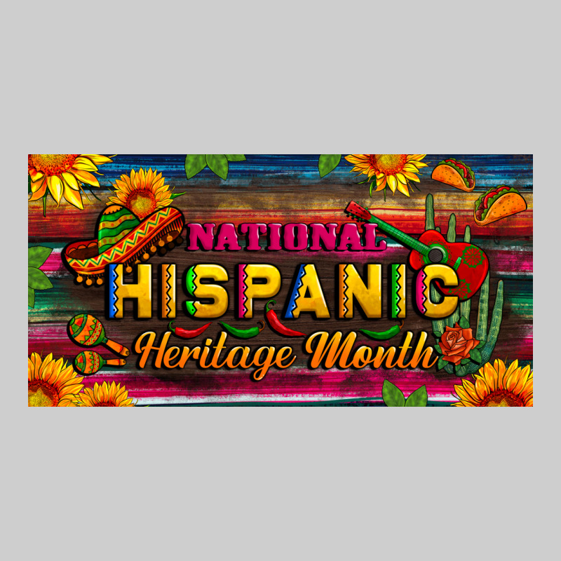 National Hispanic Heritage Month License Plate Premium Tee by BundleAndBundleShop | Teevron