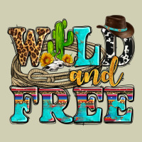 Wild And Free With Cactus Heavy Core Tee | Teevron