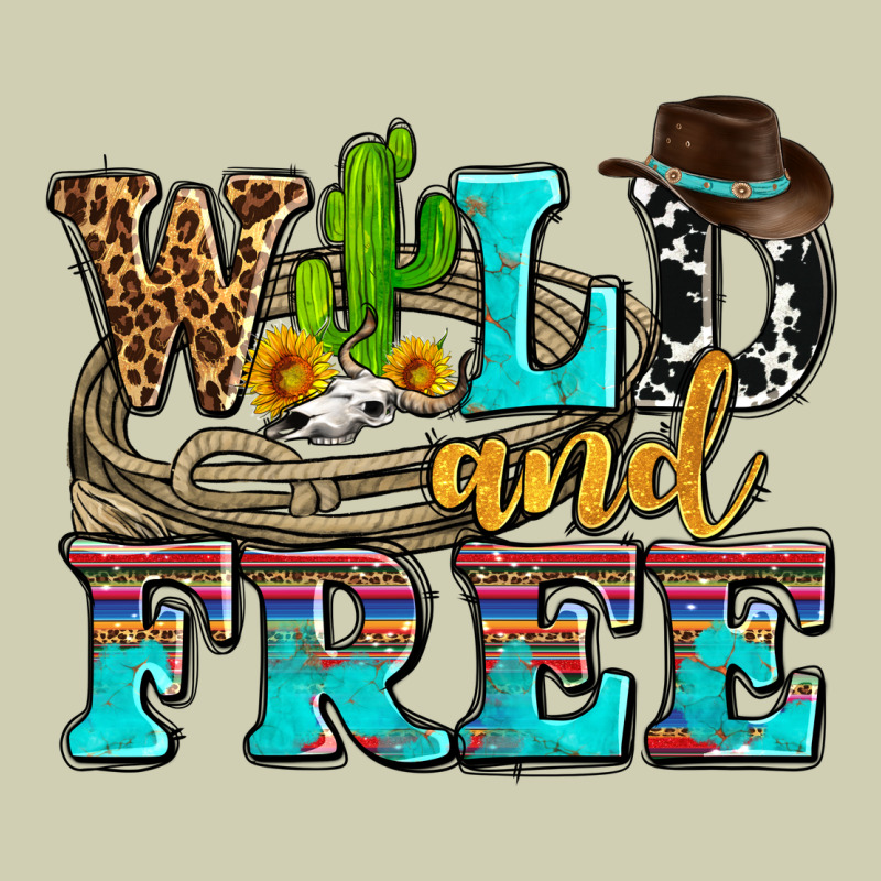 Wild And Free With Cactus Heavy Core Tee by AdoDesignShop | Teevron