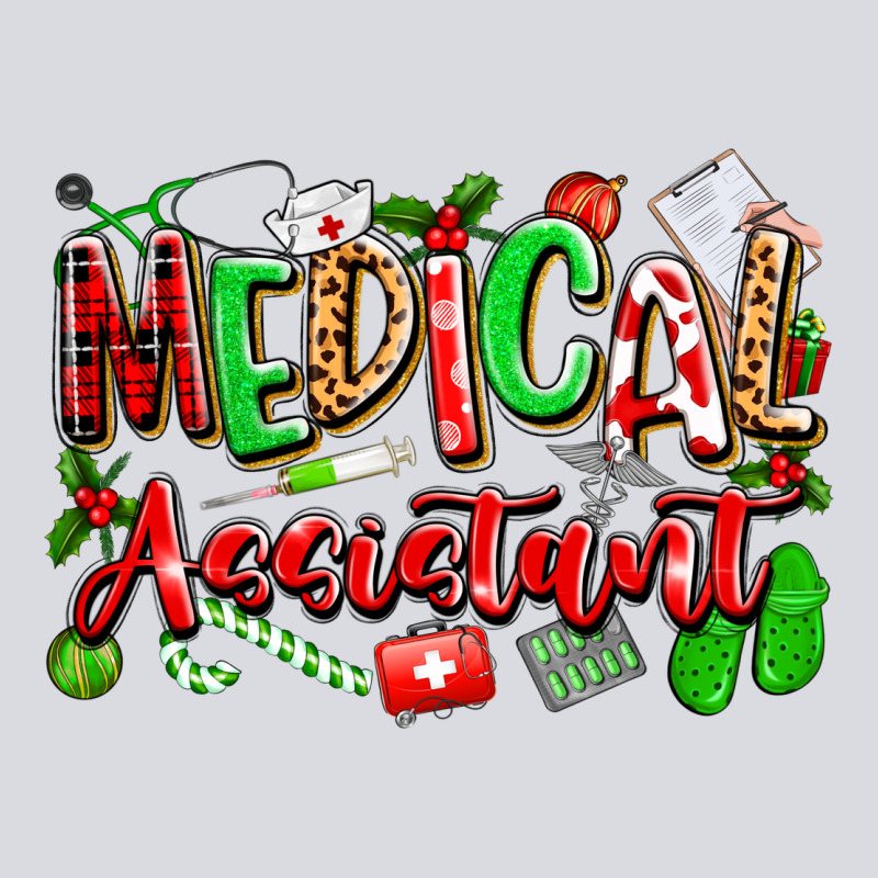 Christmas Medical Assistant Zipper Hoodie by texasbilliewilder | Teevron
