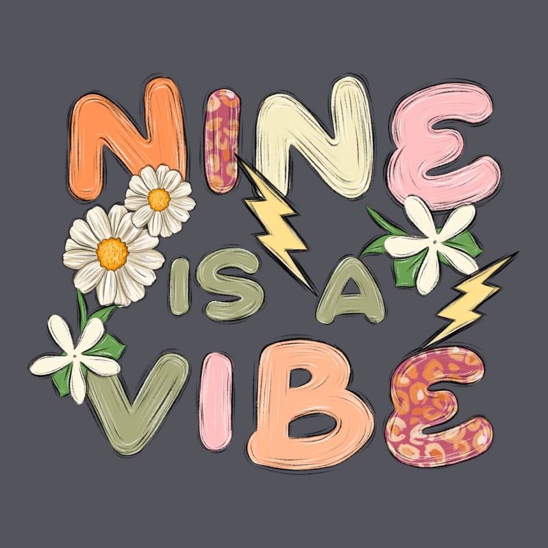 Nine Is A Vibe Vintage Hoodie by MaliasSmallBusiness | Teevron