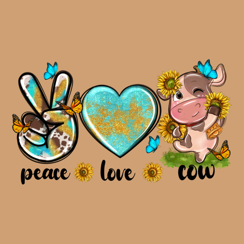 Peace Love Cute Cow Vintage Tee by NancyCooperArtShop | Teevron