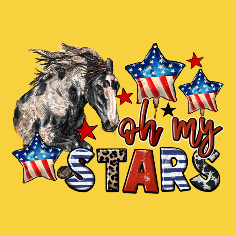 Oh My Stars Horse 4th Of July Premium Sweatshirt by CowGirlArtShop | Teevron