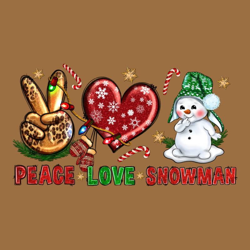 Peace Love Snowman Vintage Tee by NancyCooperArtShop | Teevron