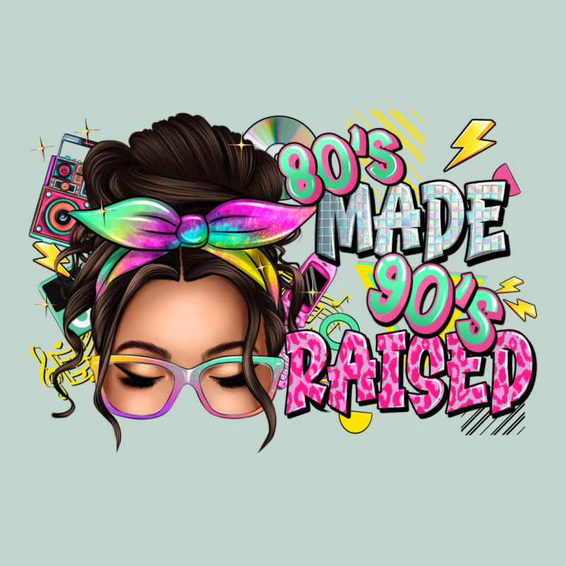 80s Made 90s Raised Messy Bun Zipper Hoodie by texasbilliewilder | Teevron