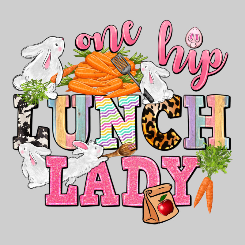 One Hip Lunch Lady Easter Day Premium Sweatshirt by CowGirlArtShop | Teevron