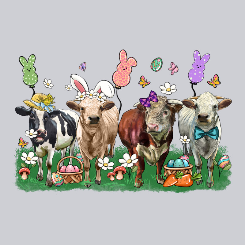 Easter Cow Heavyweight Sweatshirt by LillyAllenDesigns | Teevron