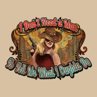 I Don't Need A Man Cowgirl Western Heavyweight Hoodie | Teevron