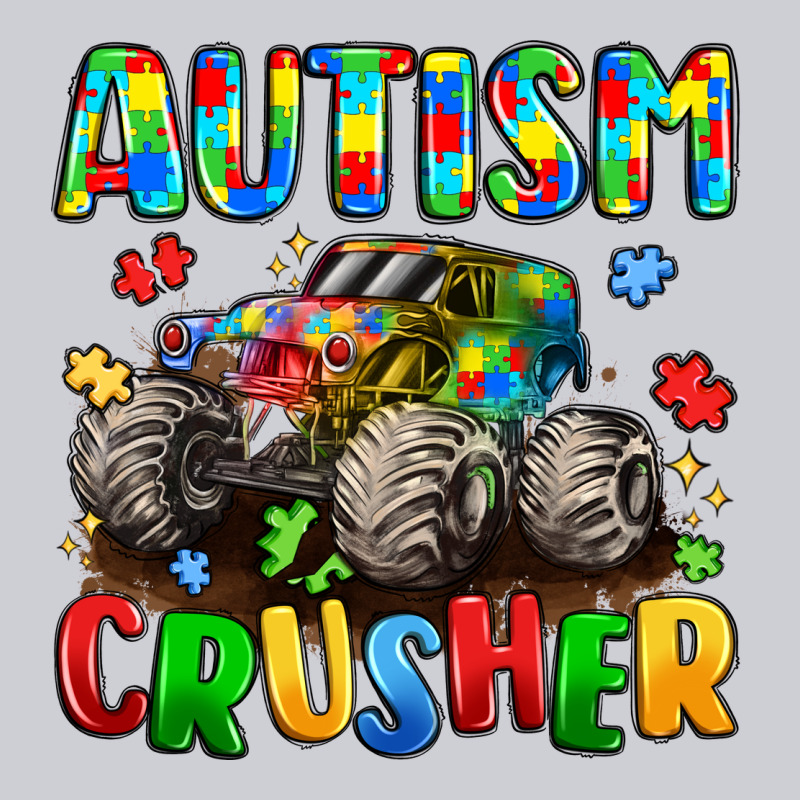 Autism Crusher Heavyweight Sweatshirt by LillyAllenDesigns | Teevron