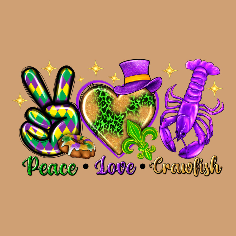 Peace Love Crawfish Vintage Tee by NancyCooperArtShop | Teevron