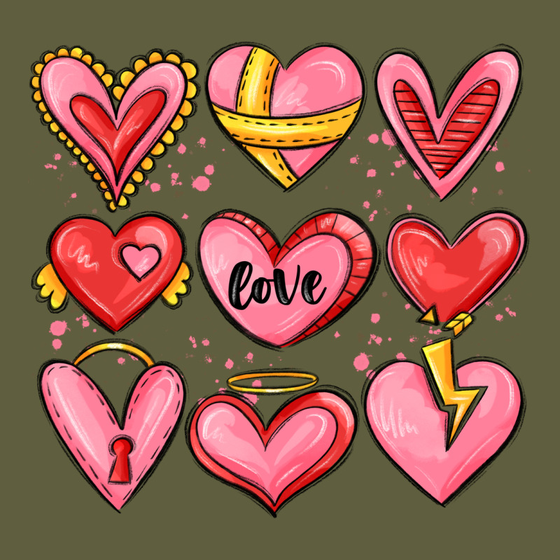 Sketch Hearts Vintage Tee by MaliasSmallBusiness | Teevron