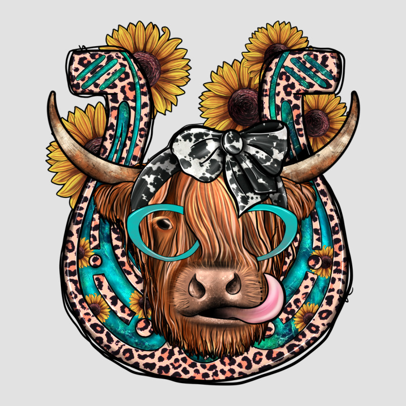 Highland Cow Horseshoe Premium Hoodie by JahusDesignShop | Teevron