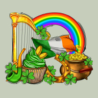 St Patricks Day  Rainbow Shamrocks Ladies Tee | Teevron