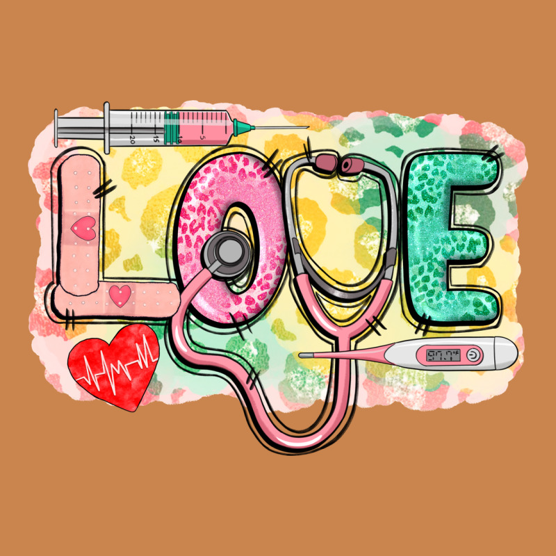 Love Nursing Leopard Heavyweight Hoodie by CowGirlArtShop | Teevron