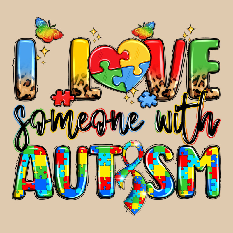 I Love Someone With Autism Heavyweight Sweatshirt by LillyAllenDesigns | Teevron