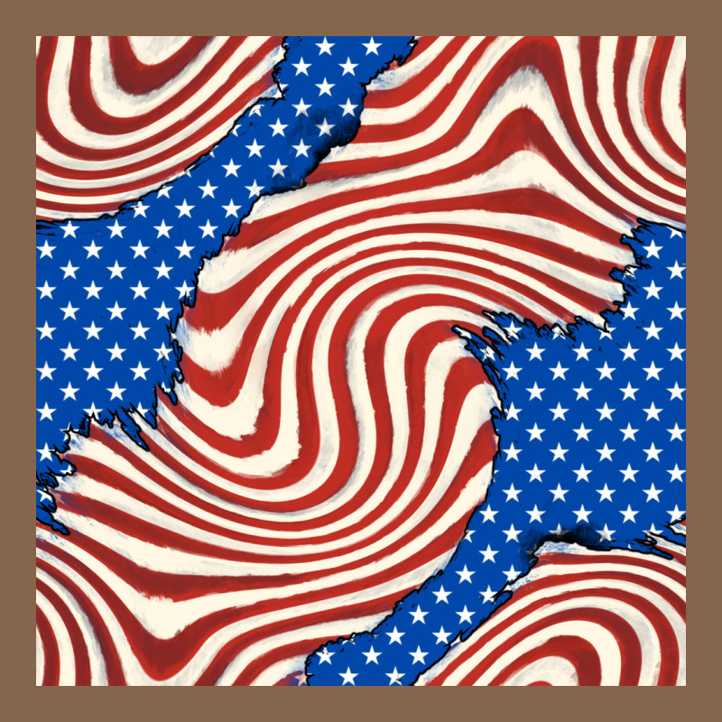 American Flag Seamless Pattern Premium Tee by BundleAndBundleShop | Teevron