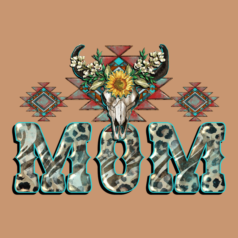 Mom With Cow Skull Mother's Day Heavyweight Hoodie by CowGirlArtShop | Teevron