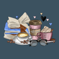Coffee And Books Urban Heavy Tee | Teevron