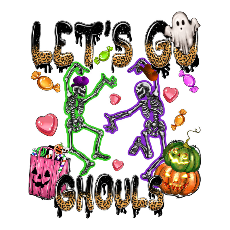 Let's Go Ghouls Zipper Hoodie by NancyCooperArtShop | Teevron