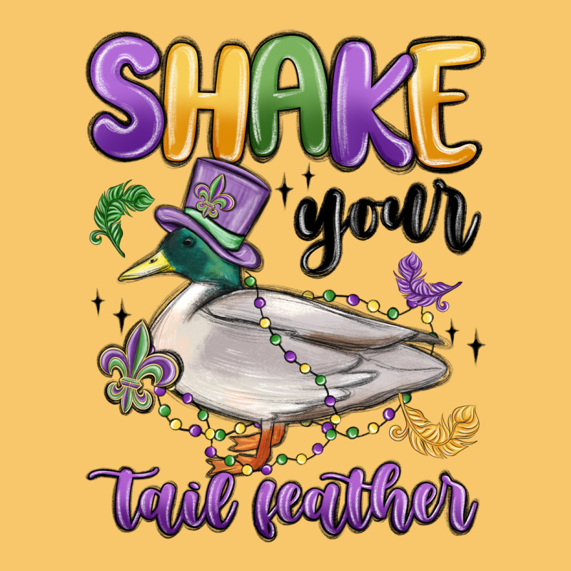 Shake Your Tail Feather Mardi Gras Vintage Hoodie by MaliasSmallBusiness | Teevron