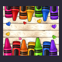 Custom Teacher Name Crayons Vintage Tee | Teevron