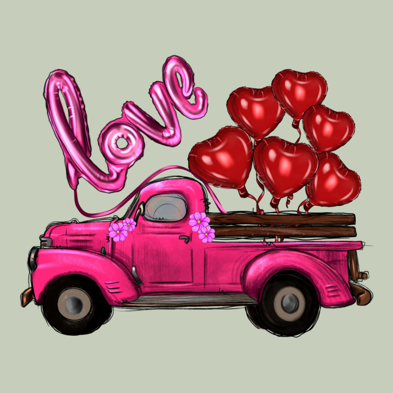 Valentines Day Turck With Balloons Long Sleeve Tee by RanaPortraitStore | Teevron