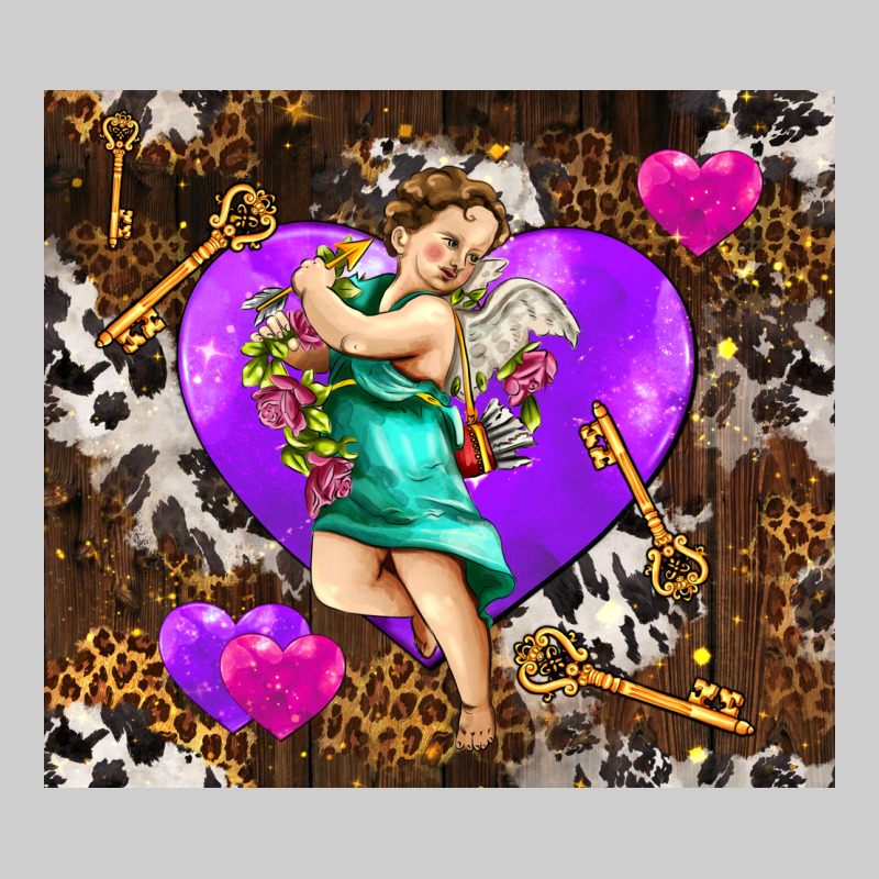 Cupid And Heart Premium Tee by AdoDesignShop | Teevron