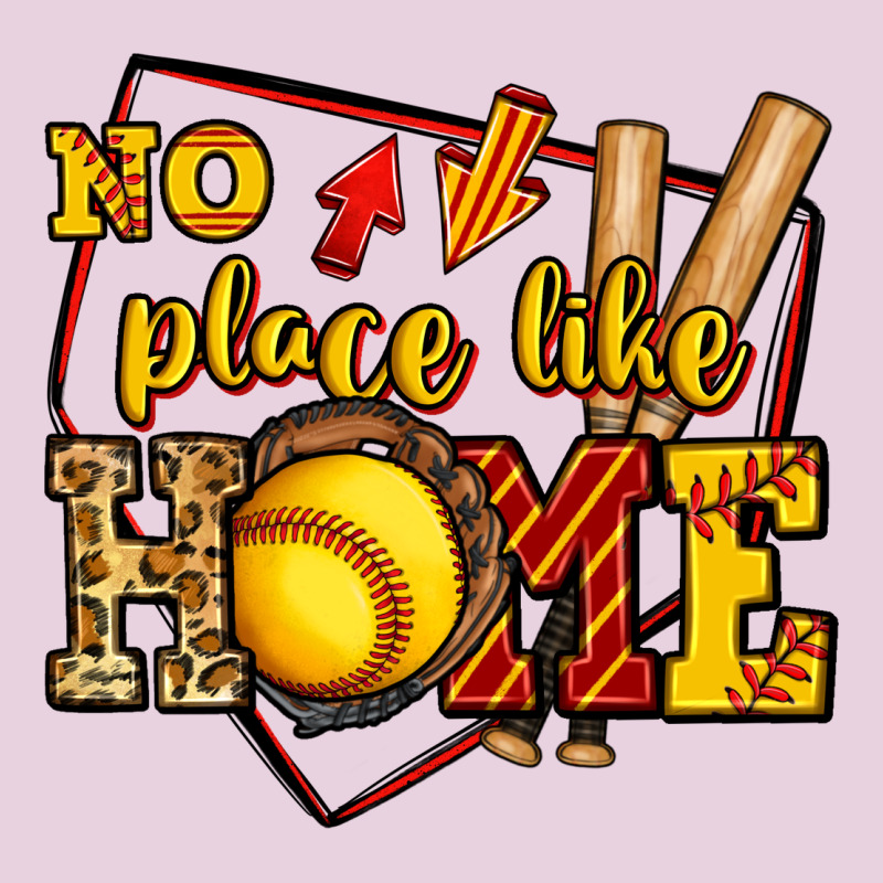 No Place Like Home Softball Ladies Tee by Jasminsmagicworld | Teevron