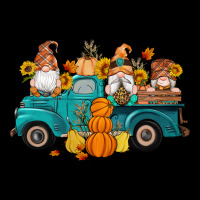Fall Gnomes Truck Pumpkin Sunflowers Ladies Tee | Teevron