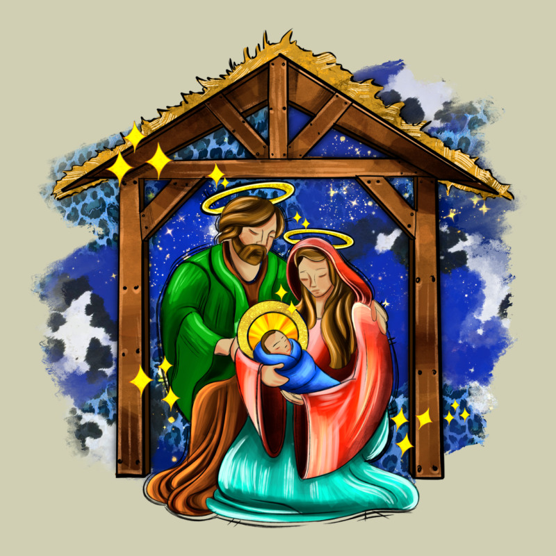 Jesus And Mary With God Heavy Core Tee by AdoDesignShop | Teevron