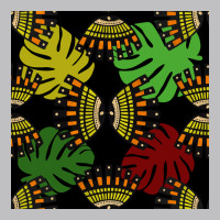 African And Leaf Seamless Pattern Long Sleeve Tee | Teevron