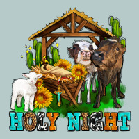 Holy Nıght Cows And Sunflowers Heavy Core Tee | Teevron