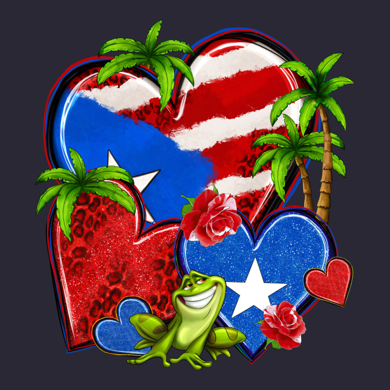 Puerto Rico Hearts Vintage Tee by NancyCooperArtShop | Teevron