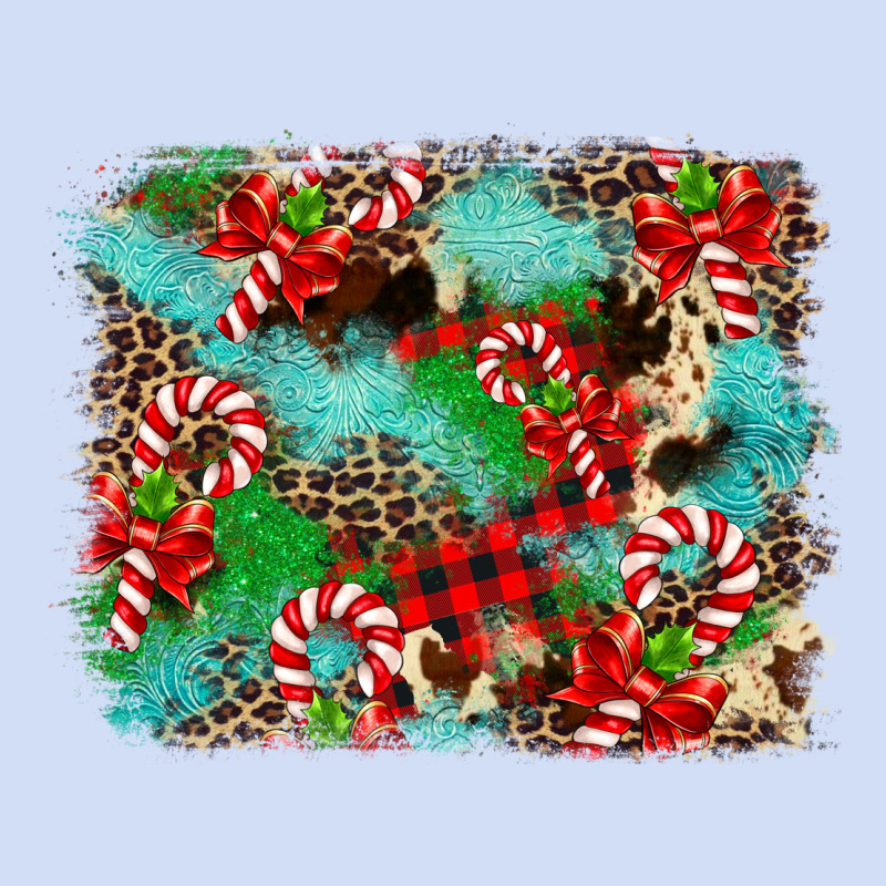 Christmas Plaid Turquoise Glitter Cowhide Urban Hoodie by FaDigitalArtStudio | Teevron