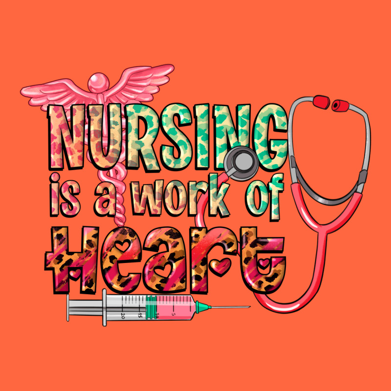 Nursing Is A Work Of Heart Premium Hoodie by CowGirlArtShop | Teevron