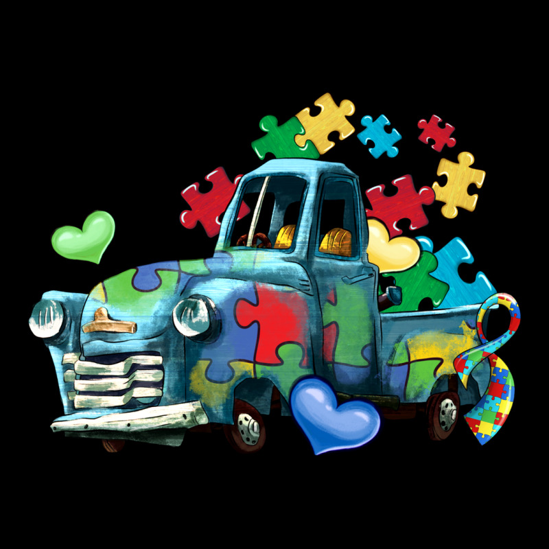 Autism Truck Heavyweight Sweatshirt by LillyAllenDesigns | Teevron
