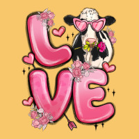 Love Cow Valentine's Day Vintage Hoodie | Teevron