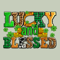 Lucky And Blessed With Coins And Shamrocks Ladies Tee | Teevron