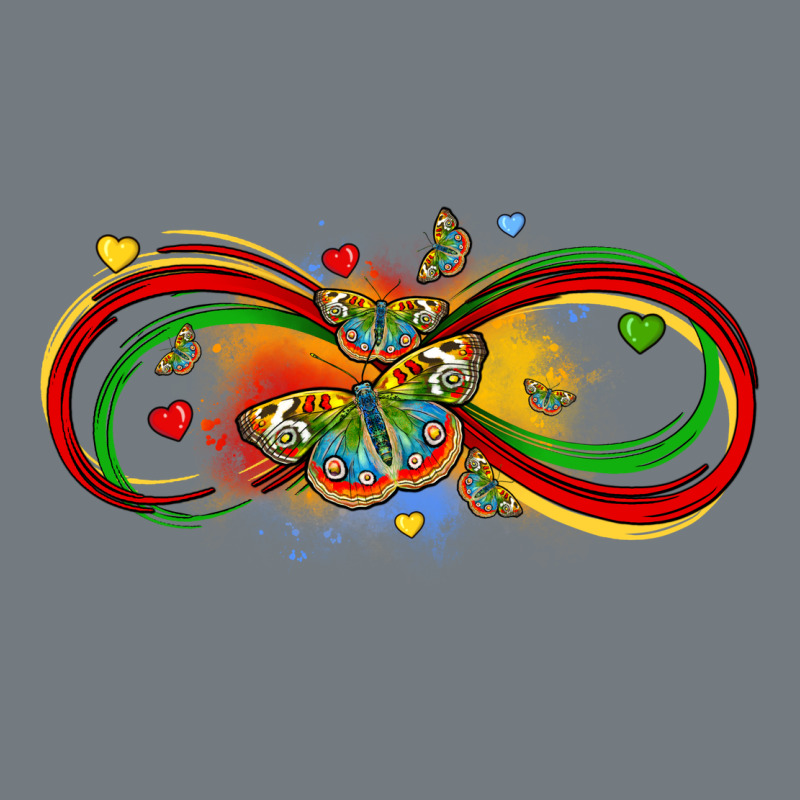 Butterfly Infinity Symbol Autism Heavyweight Sweatshirt by LillyAllenDesigns | Teevron