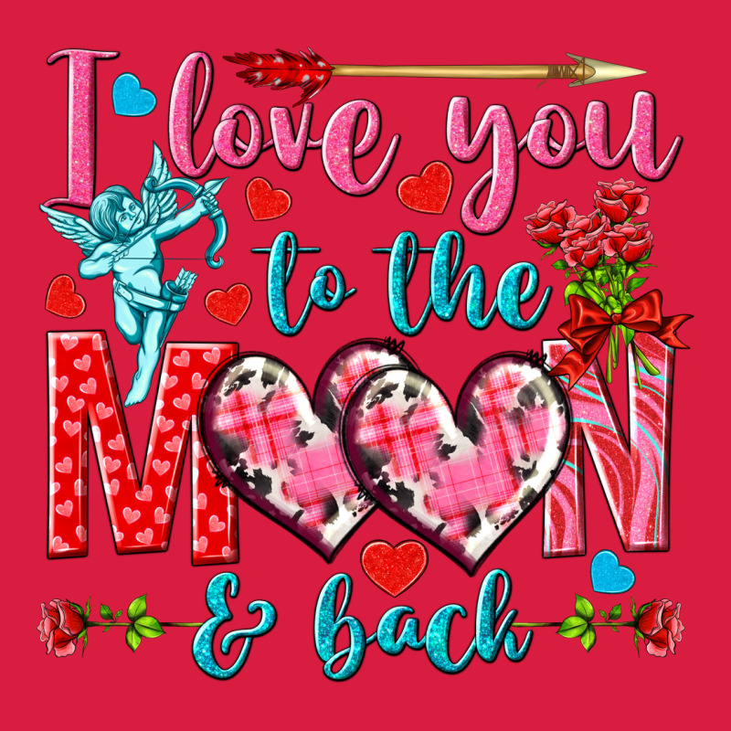 I Love You To The Moon And Back Valentine's Day Premium Hoodie by HowdyJamesFarm | Teevron