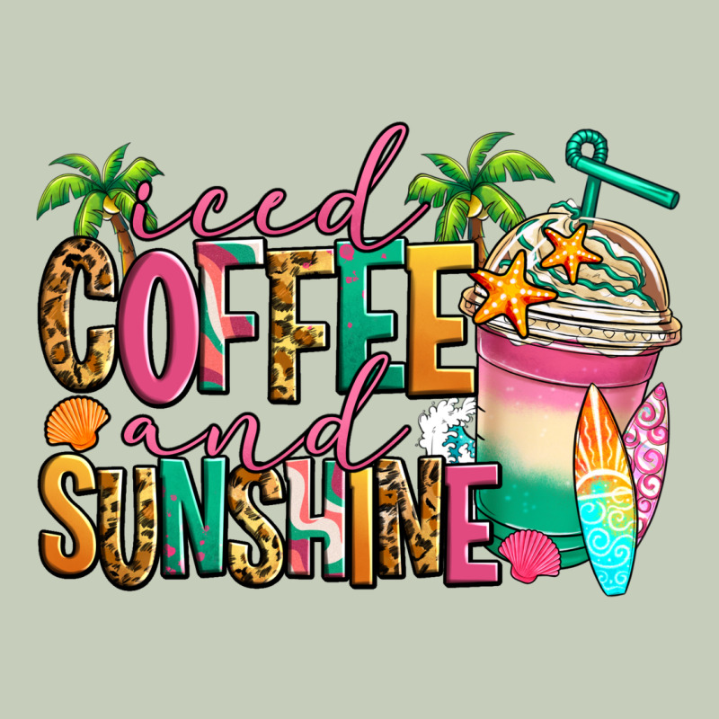 Iced Coffee And Sunshine Summer Ladies Tee by Jasminsmagicworld | Teevron