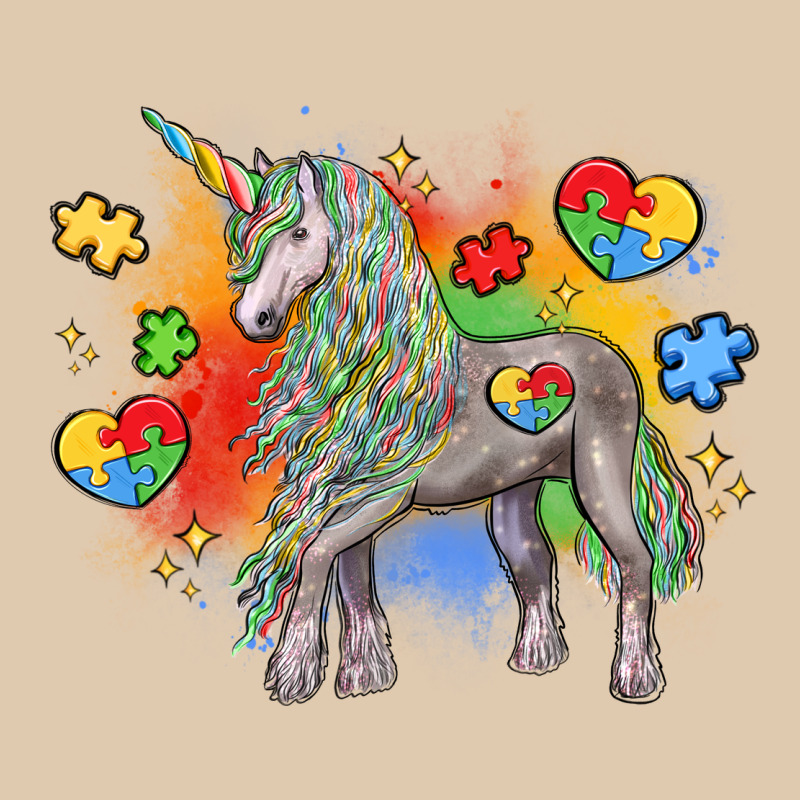 Autism Unicorn Heavyweight Sweatshirt by LillyAllenDesigns | Teevron