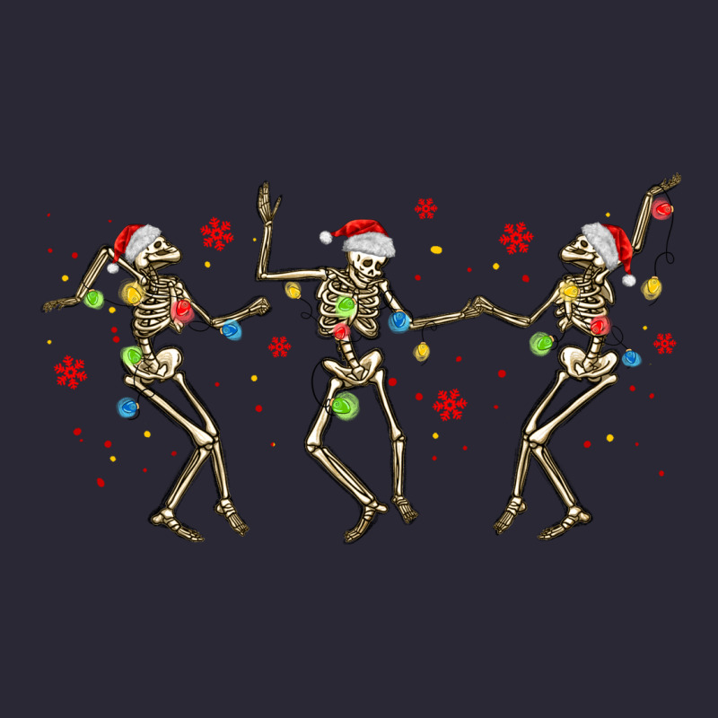 Dancing Skeleton Christmas Vintage Tee by MaliasSmallBusiness | Teevron