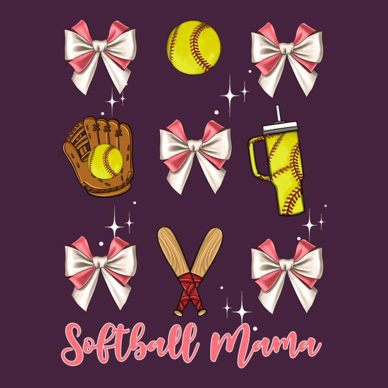 Softball Coquette Bow Premium Tee by JahusDesignShop | Teevron