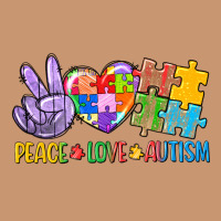 Peace Love Autism Heavyweight Hoodie | Teevron