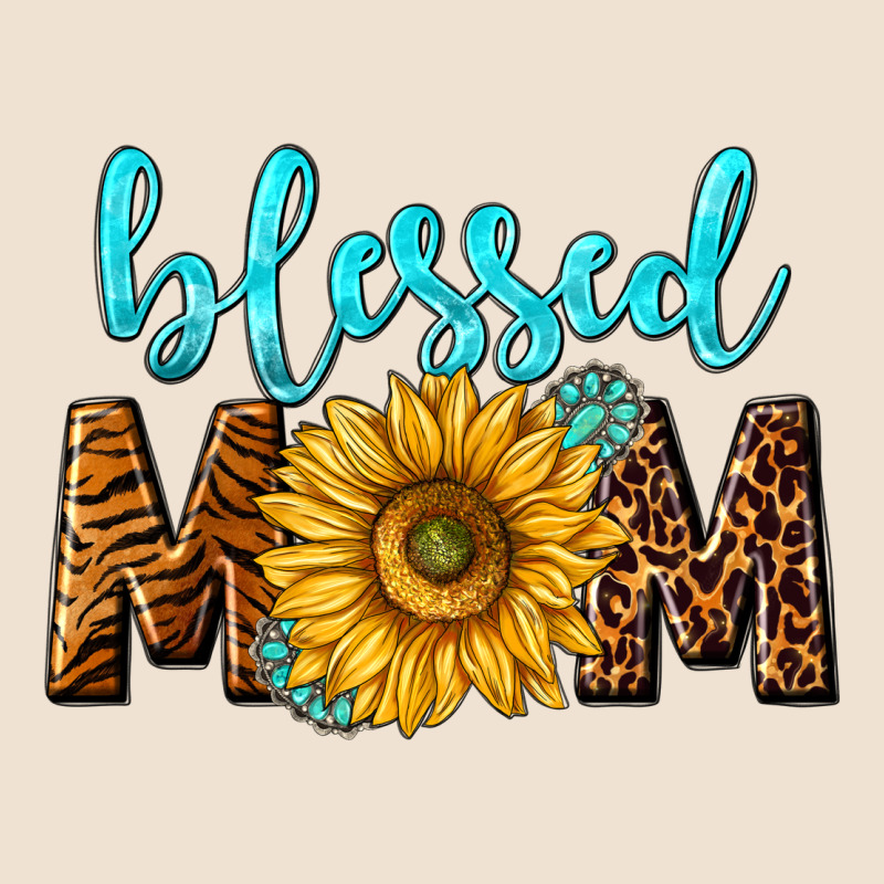 Blessed Mom With Sunflower Urban Heavy Tee by NancyCooperArtShop | Teevron