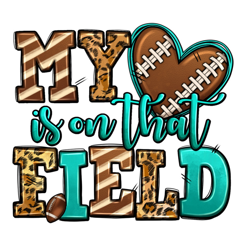 My Heart Is On That Field American Football Ladies Tee by Jasminsmagicworld | Teevron