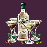 Martini Glasses And Martini Bottle Premium Tee | Teevron