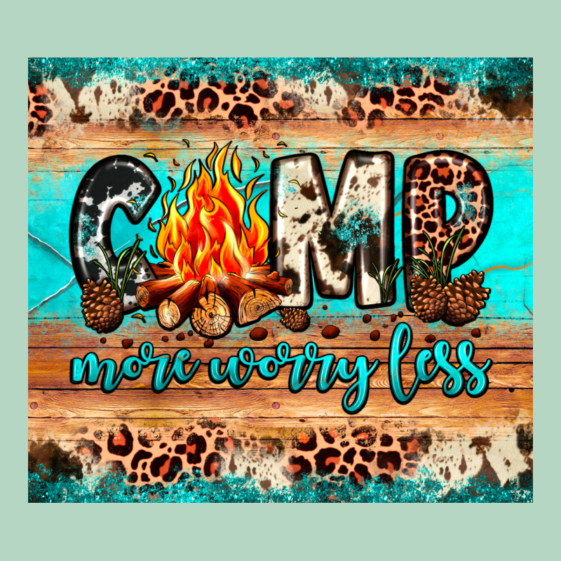 Camp More Worry Less Classic Tee by JahusDesignShop | Teevron